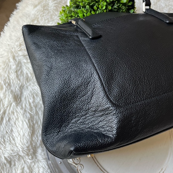 RESERVED FOR @michellyma Kate spade black pebble grain leather top tote preowned - Picture 5 of 16